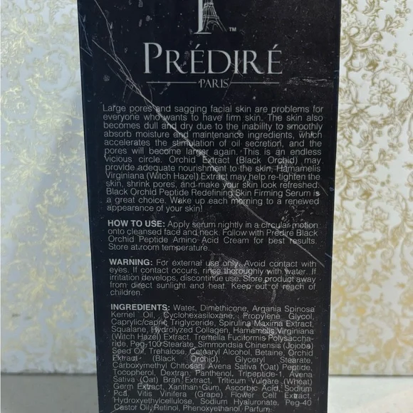 Prédiré Black Orchid Peptide Skin Firming Serum